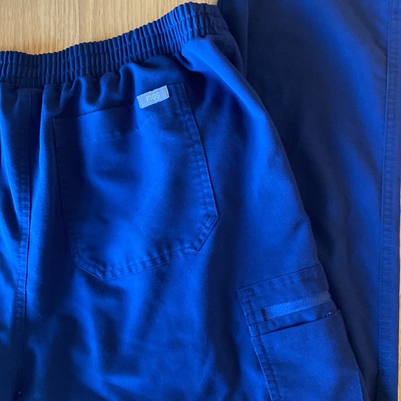 FIGS Yola Skinny Scrub Pants Navy Blue Large - Picture 14 of 16